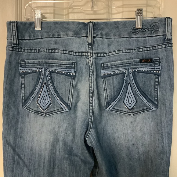 Seven7 Cropped Jeans Size 12 - Picture 7 of 12